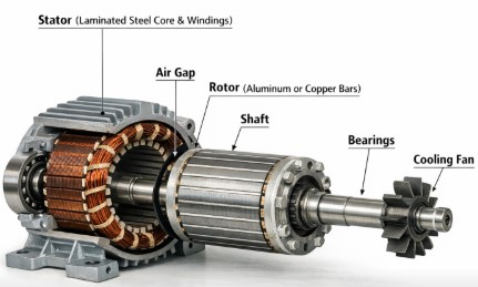 Understanding Squirrel Cage Induction Motors