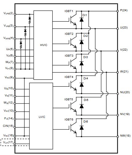 Internal Circuit of PSS20S92F6-AG